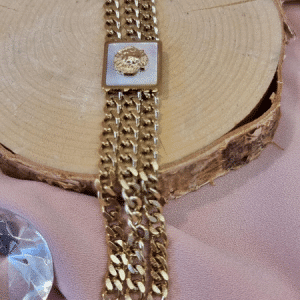 bracelet chaine acier inoxydable pierre nacre