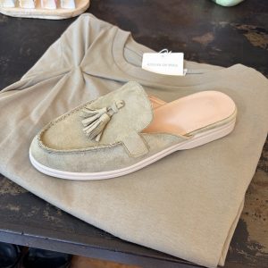 Mocassins kaki
